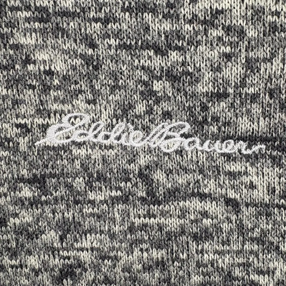 Eddie Bauer Mens 1/4 Zip Pullover XXL Gray‎ Heather Long Sleeve Sweater